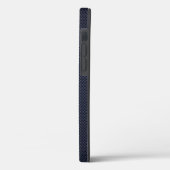 Chrome Pirate auf Carbon Fibre Print Case-Mate iPhone Hülle (Rückseite / Links)