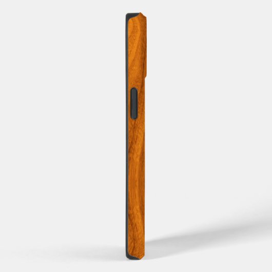 Chrome Pirate Crossbones auf Teak Wood Case-Mate iPhone Hülle (Rückseite / Rechts)