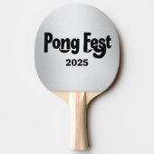 Chrome Pong Rhythmus Tischtennis Schläger (Rückseite)