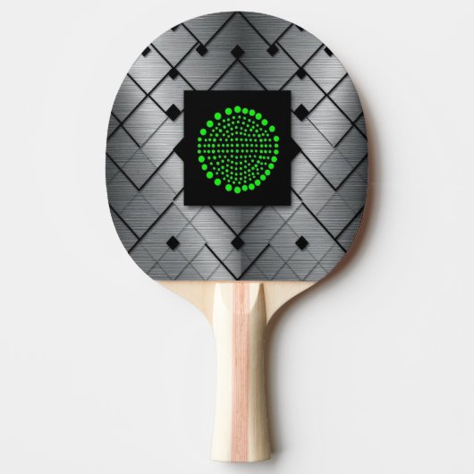 Chrome Pong Rhythmus Tischtennis Schläger (Vorderseite)