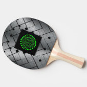 Chrome Pong Rhythmus Tischtennis Schläger (Seitenansicht)