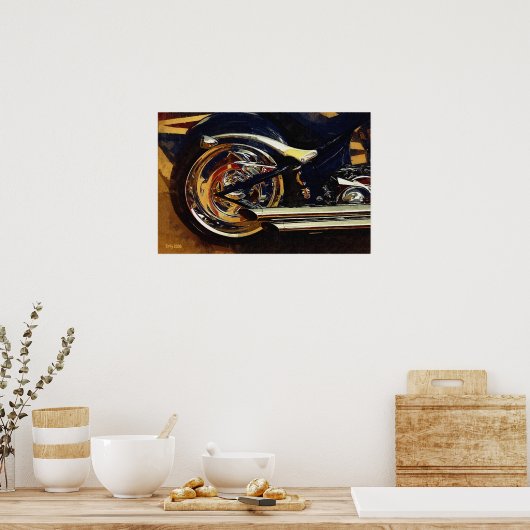Chrome Poster (Küche)