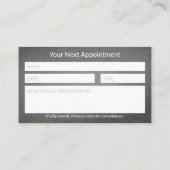 Chrome Professional Caduceus Medical /w Notes Box Terminkarte (Rückseite)