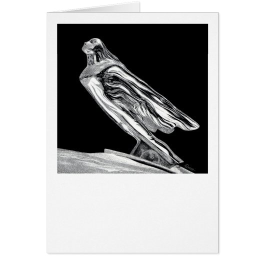 "Chrome Rising" - Goddess Hood Ornament (Vorne)