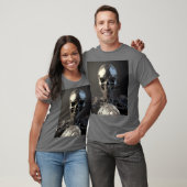 Chrome Robot Soccer Skull - Soccer T - Shirt (Unisex)