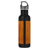 Chrome Rope Anchor auf Teak Veneer Trinkflasche (Rückseite)