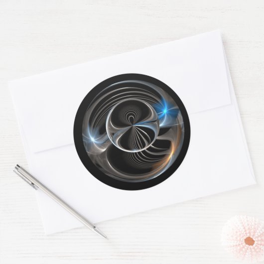 CHROME RUNDER AUFKLEBER (Umschlag)