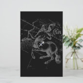 Chrome Sagittarius Zodiac Sign Hevelius circa 1690 Briefpapier (Stehend Vorderseite)