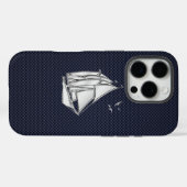 Chrome Sailboat auf Carbon Fibre Print Case-Mate iPhone Hülle (Rückseite (Horizontal))