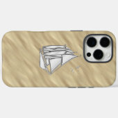 Chrome Sailboat auf Sandy Beach Print Case-Mate iPhone Hülle (Rückseite (Horizontal))