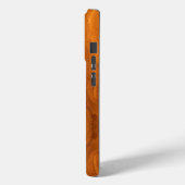 Chrome Sailboat auf Teak Veneer Print Case-Mate iPhone Hülle (Rückseite / Links)