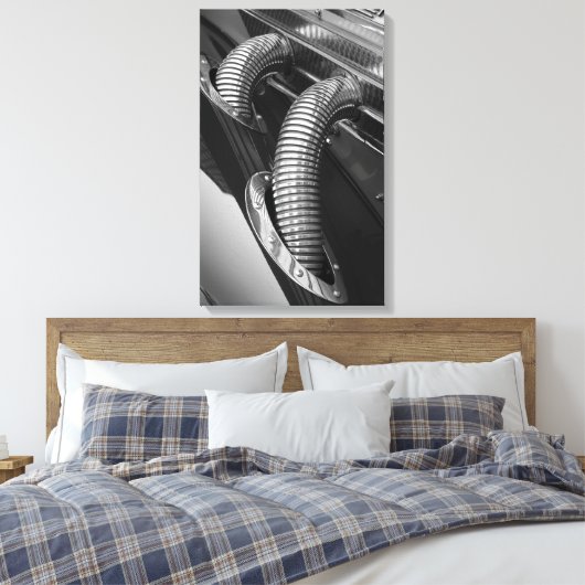 Chrome-Schläuche Leinwanddruck (Insitu (Schlafzimmer))