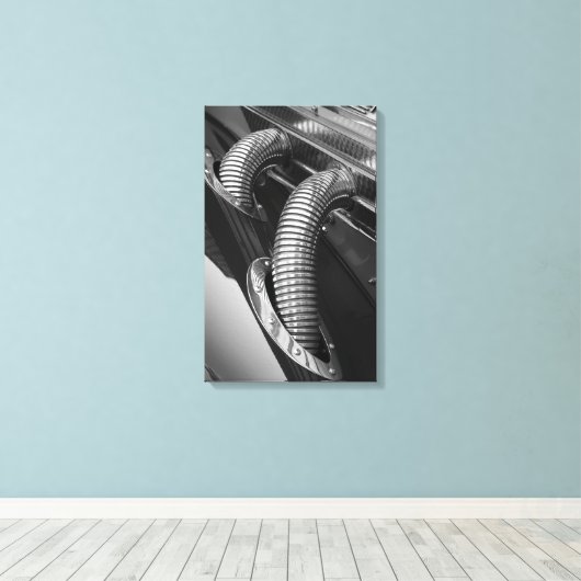 Chrome-Schläuche Leinwanddruck (Insitu (Holzboden))