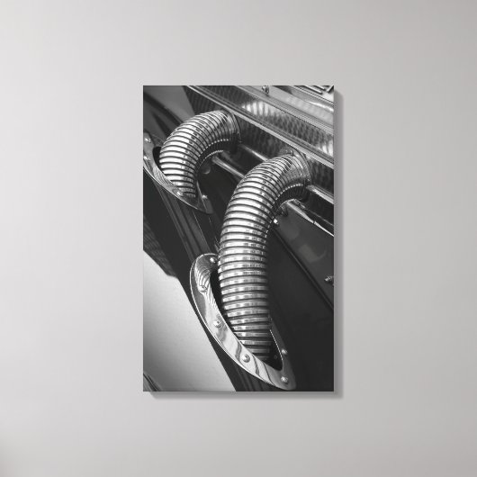 Chrome-Schläuche Leinwanddruck (Vorderseite)