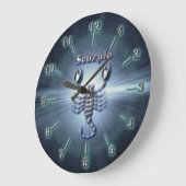 Chrome Scorpio Große Wanduhr (Winkel)