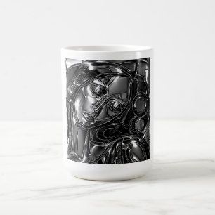 Chrome Serenity Metal  Kaffeetasse