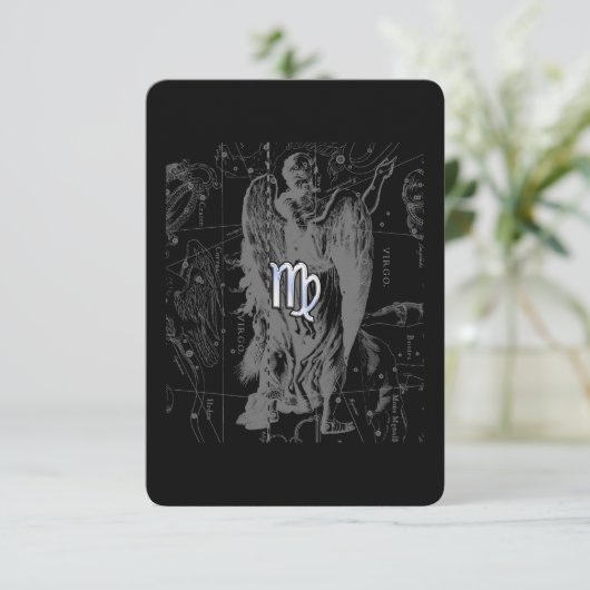 Chrome sieht Virgo Zodiac Sign auf Hevelius (Stehend Vorderseite)