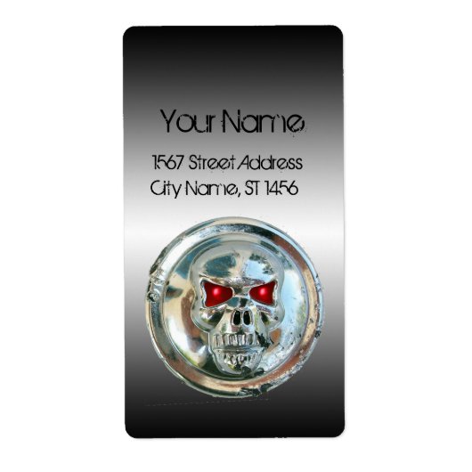 CHROME SKULL AUF DEM STAHL (Vorne)