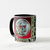 CHROME SKULL BLACK GREEN RED RUBY GEMSTONES TASSE (Vorderseite Links)
