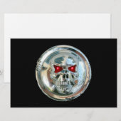 CHROME SKULL BRIEFPAPIER (Vorne/Hinten)