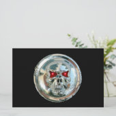 CHROME SKULL BRIEFPAPIER (Stehend Vorderseite)