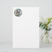 CHROME SKULL BRIEFPAPIER (Stehend Vorderseite)