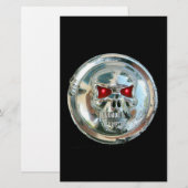 CHROME SKULL BRIEFPAPIER (Vorne/Hinten)