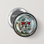 CHROME SKULL BUTTON (Vorne & Hinten)