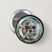 CHROME SKULL BUTTON (Vorne & Hinten)