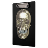 Chrome Skull Clipboard Klemmbrett (Links)