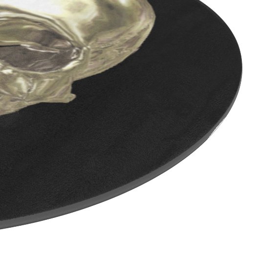 Chrome Skull Cutting Board Schneidebrett (Ecke)