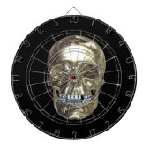 Chrome Skull Dart Board Dartscheibe (vorne)