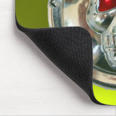 CHROME SKULL, Gelbes Topaz Mousepad (Ecke)