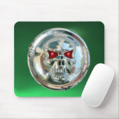 CHROME SKULL, Green Jade Mousepad (Mit Mouse)
