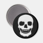 CHROME SKULL MAGNET (Vorderseite/Rückseite)