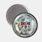 CHROME SKULL MAGNET (Vorderseite/Rückseite)