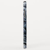 CHROME SKULL MIT FANTASY GRIFFINS Case-Mate iPhone HÜLLE (Hinten/Rechts)