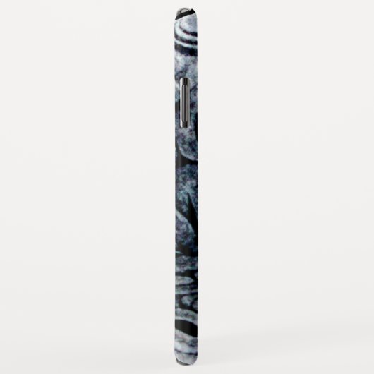 CHROME SKULL MIT FANTASY GRIFFINS Case-Mate iPhone HÜLLE (Hinten/Rechts)