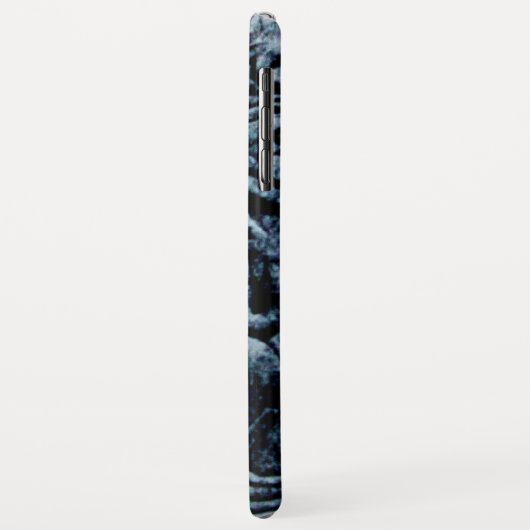 CHROME SKULL MIT FANTASY GRIFFINS Case-Mate iPhone HÜLLE (Hinten/Links)