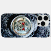 CHROME SKULL MIT FANTASY GRIFFINS Case-Mate iPhone HÜLLE (Rückseite (Horizontal))