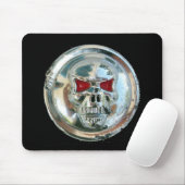 CHROME SKULL MOUSEPAD (Mit Mouse)