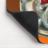 CHROME SKULL, Orange Agate Mousepad (Ecke)