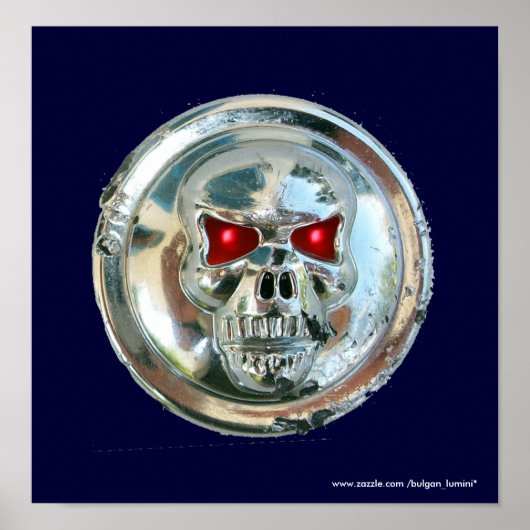 CHROME SKULL POSTER (Vorne)