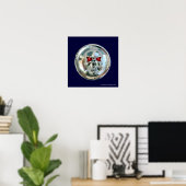 CHROME SKULL POSTER (Heimbüro)