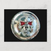 CHROME SKULL POSTKARTE (Vorderseite)