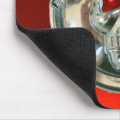 CHROME SKULL , Red Ruby Mousepad (Ecke)