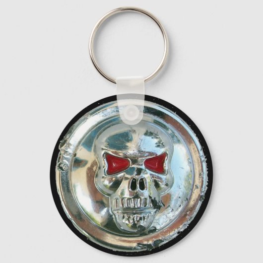 CHROME SKULL SCHLÜSSELANHÄNGER (Vorderseite)