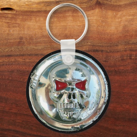 CHROME SKULL SCHLÜSSELANHÄNGER (Vorderseite)