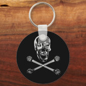 Chrome Skull Schlüsselanhänger (Vorderseite)