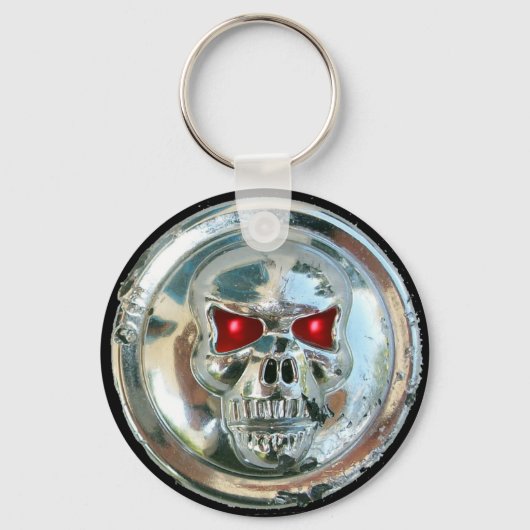 CHROME SKULL SCHLÜSSELANHÄNGER (Vorderseite)